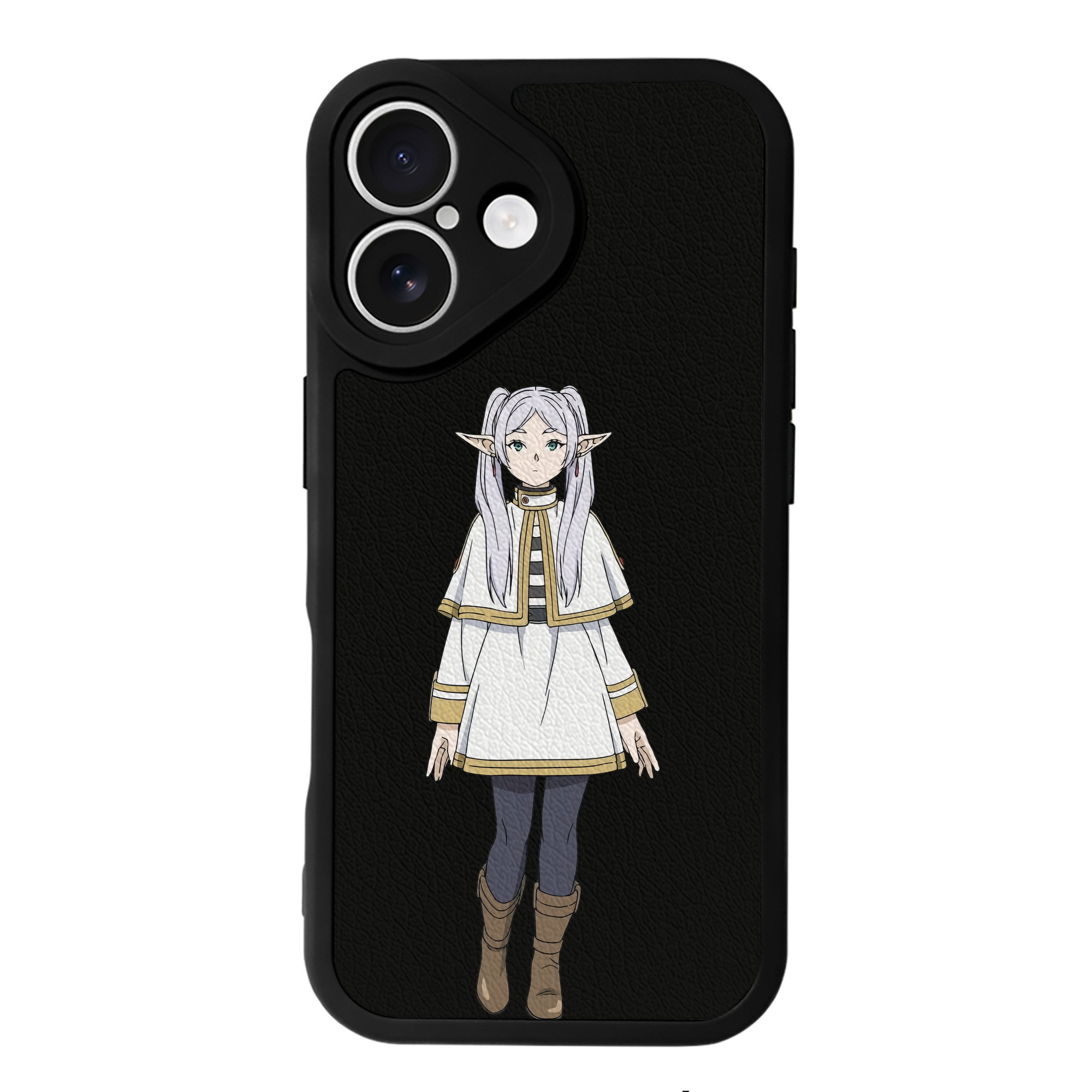 （画像用） 葬送のフリーレン Frieren 【iPhone 16シリーズ対応】シリコンスマホケース（レザー調） 材質：シリコン